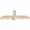 Ekena Millwork Eugene Smooth Timber Gable Bracket, Douglas Fir, 60"W x 22"H x 5 1/2"D x 5 1/2"F, 9/12 Pitch GBW060X22X0606EUG00SDF - alternate 5